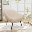 Ver imagem 3 de Kit 01 Namoradeira 02 Lugares e 01 Poltrona Giovana Corino Pés Palito de Ferro - D'Rossi