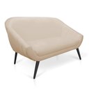 Ver imagem 4 de Kit 01 Namoradeira 02 Lugares e 01 Poltrona Giovana Corino Pés Palito de Ferro - D'Rossi