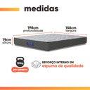 Ver imagem 4 de Colchão Queen Ortopédico Espuma D33 Hiper 158x198x19cm