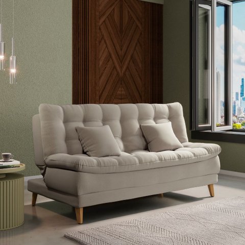 Sofá Cama 3 Lugares Casal Confortável 1,85 Larg Duda Matrix