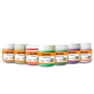 Kit com 7 Cores Pasta Ice Cream