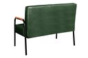 Ver imagem 2 de Sofá Namoradeira Ludmilla 2 Lugares Decoração, Sala, Recepção - Veludo Verde