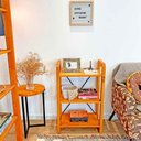 Ver imagem 3 de Aparador de Madeira Pinus Linea de 3 Prateleiras Slim Carvalho