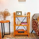 Ver imagem 2 de Aparador de Madeira Pinus Linea de 3 Prateleiras Slim Carvalho