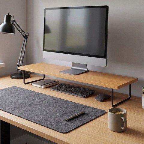 Suporte para Monitor e Notebook Industrial 60CMX25CMX10CM Linha Criare