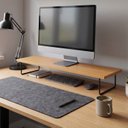 Ver imagem 1 de Suporte para Monitor e Notebook Industrial 60CMX25CMX10CM Linha Criare