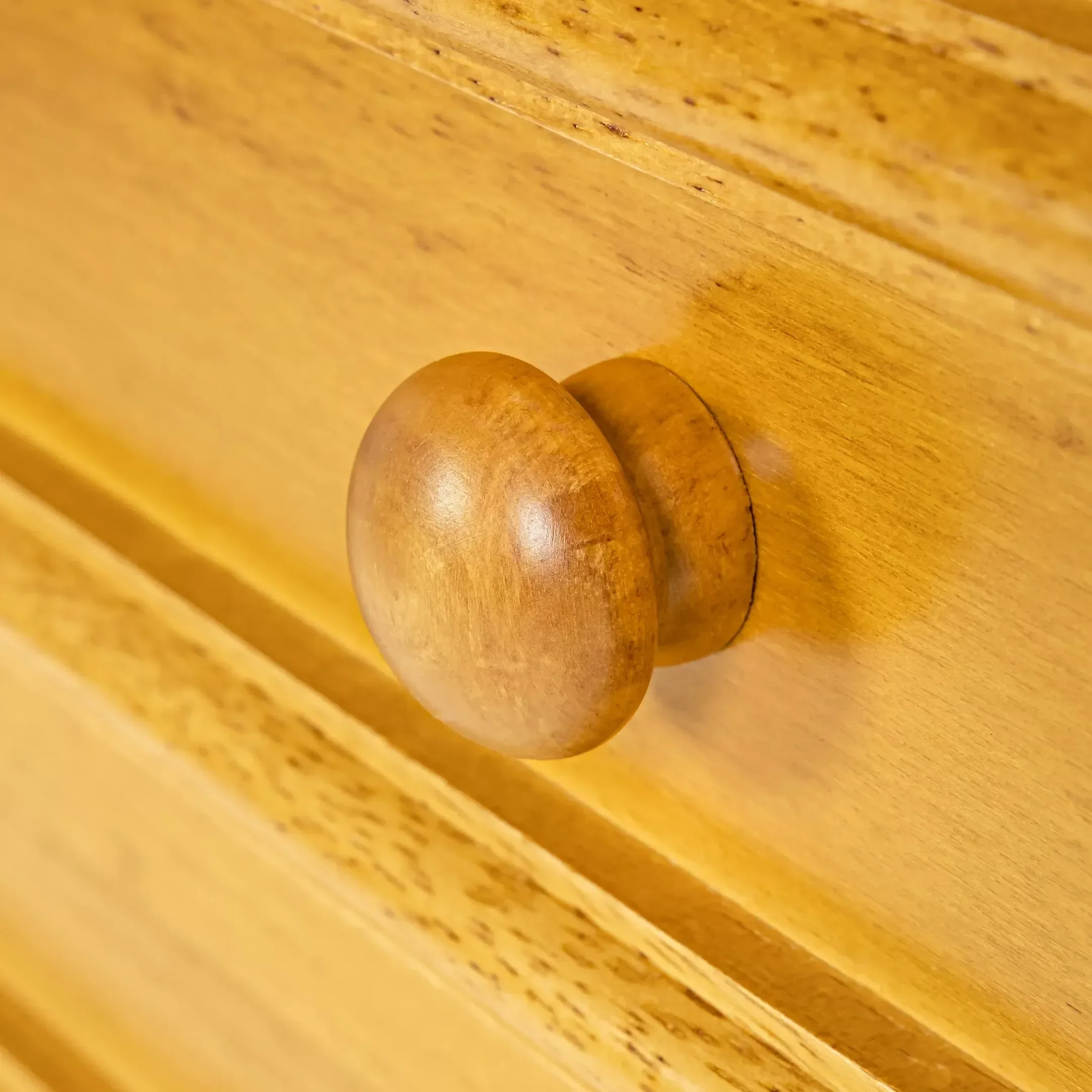 Cômoda Infantil Feliz 4 Gavetas Madeira Maciça com Porta de Tela Trançada - 7