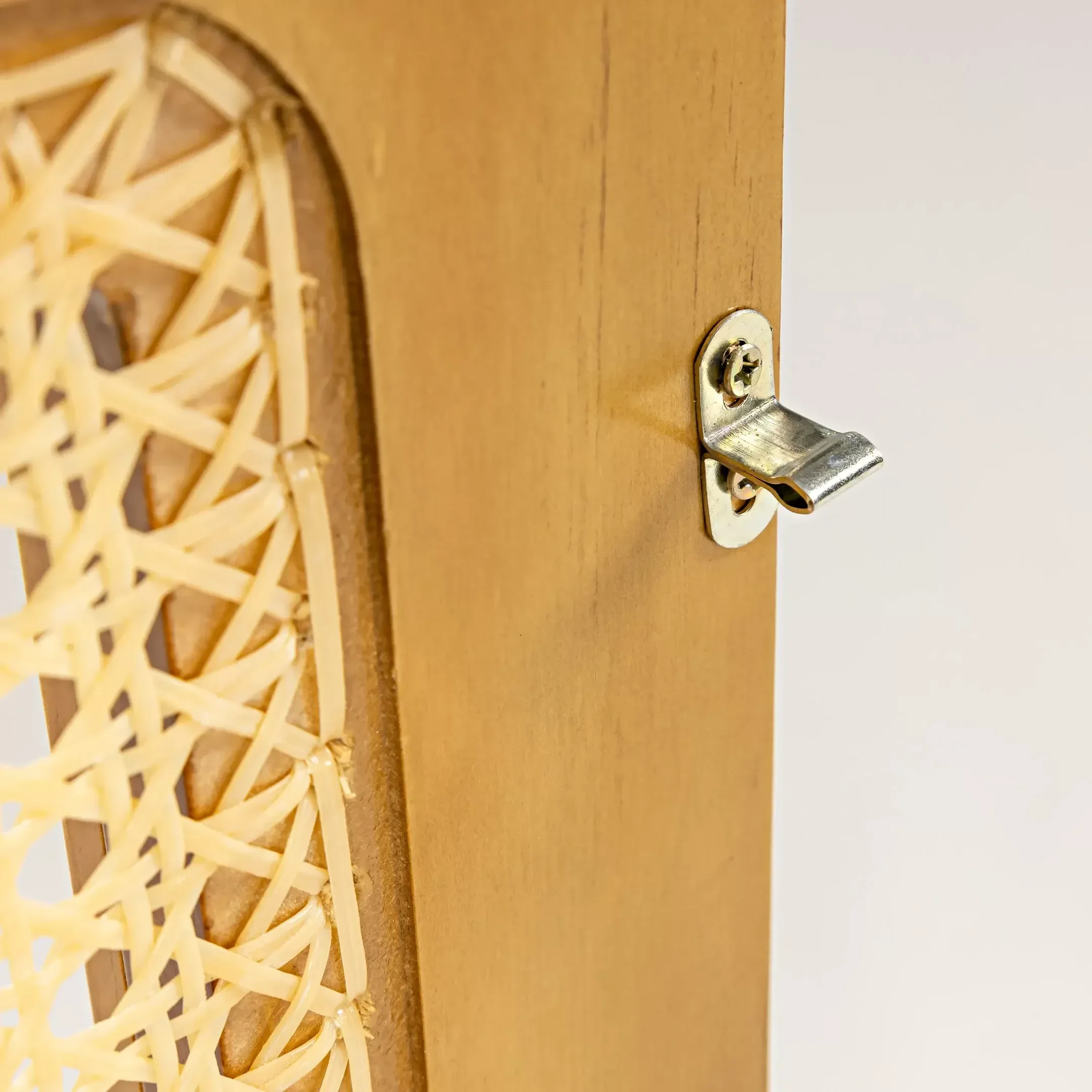 Cômoda Infantil Feliz 4 Gavetas Madeira Maciça com Porta de Tela Trançada - 5