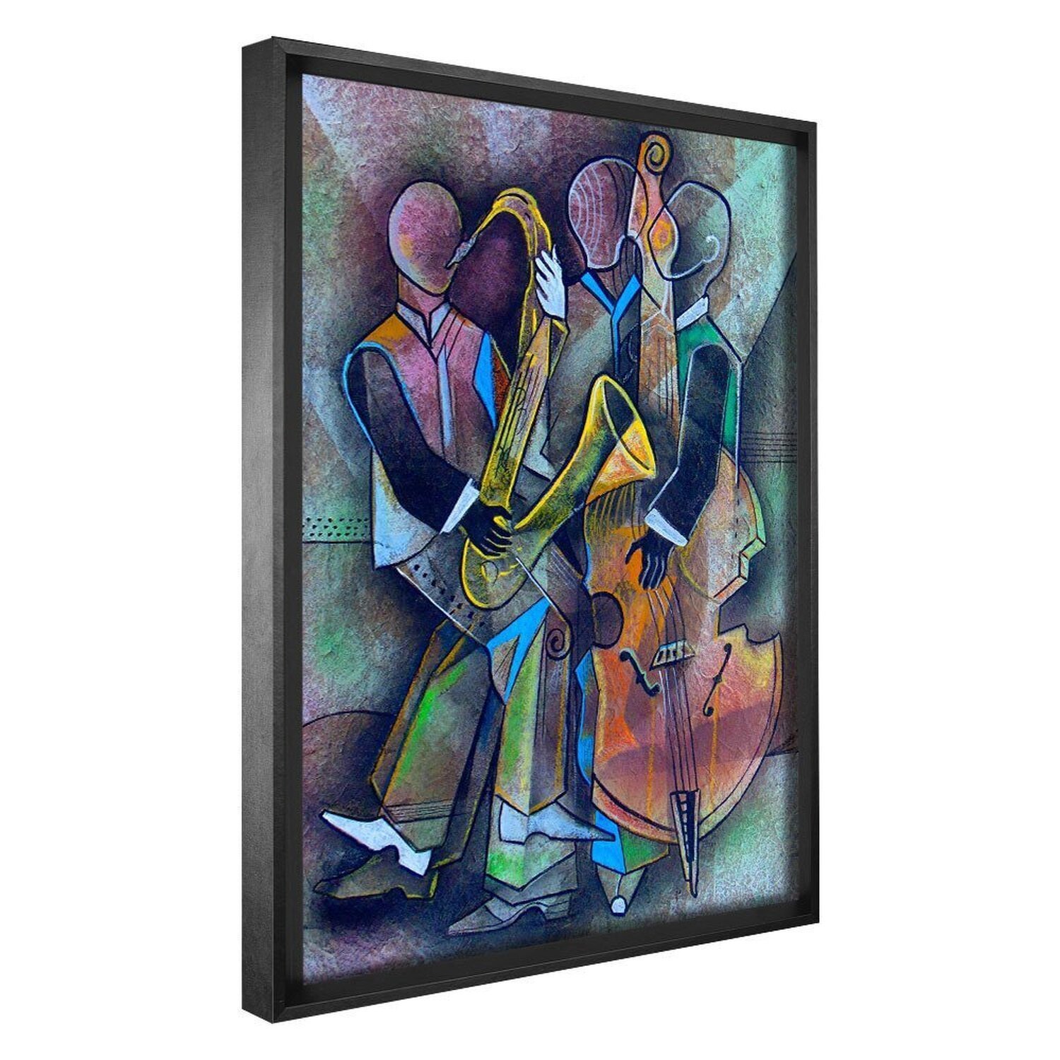 Quadro Decorativo 1 Tela Artista Pablo Picasso Músicos - 1