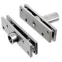 Ver imagem 1 de Dobradiça Pivotante de Latão Niquelado C/ Rolamento até 150 KG - 43008