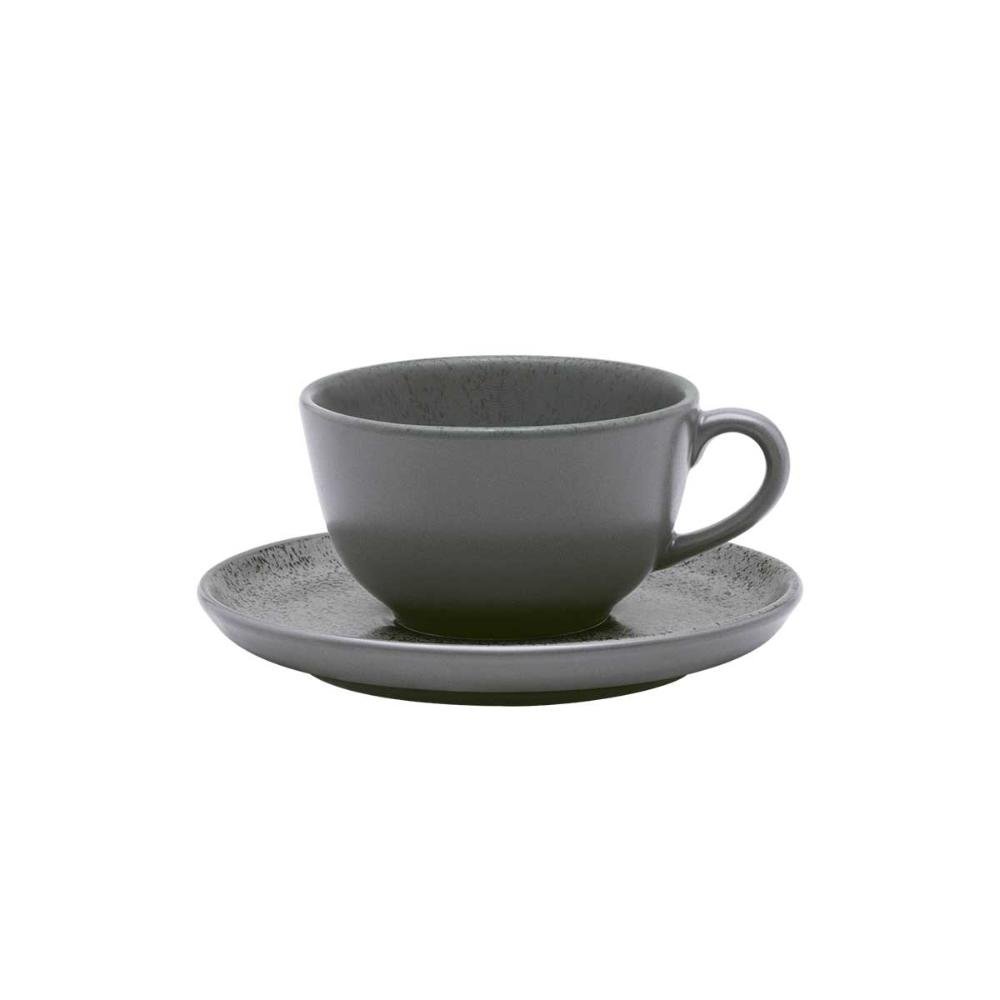 Xícara Grandes 200 Ml com pires Oxford Flat Gray - 1