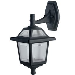 Kit 2 Arandelas Luminárias de Parede Muro Pretas Clássicas Externas Colonial Vintage Retro - 3