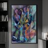 Quadro Decorativo 1 Tela Artista Pablo Picasso Músicos - 2