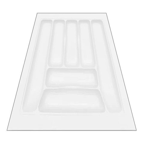 Organizador De Gaveta Para Talheres Branco Og 40