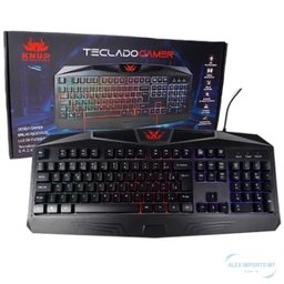 Teclado Semi-Mecanico Usb Gamer jogos e diversão - 4