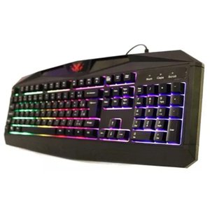 Teclado Semi-Mecanico Usb Gamer jogos e diversão