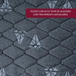 Colchão Espuma Casal Orthocrin Diamante D33 - 128x188x20 - 2