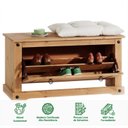 Ver imagem 2 de Banco Sapateira Madeira 6 Pares 1 Porta Basculante Tequila Idimex