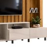 Rack com Painel para Tv até 70 Polegadas Off White - 6