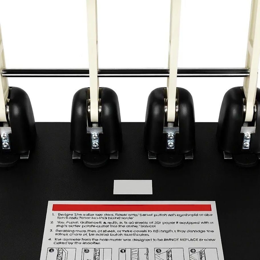 Perfurador de Papel 4 Furos Circular 6mm e Margeador 150fls - 3