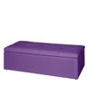 Recamier Baú para o Quarto Carol 160 Cm Queen Suede Roxo - 1