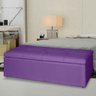 Recamier Baú para o Quarto Carol 160 Cm Queen Suede Roxo - 2