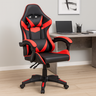 Cadeira Gamer Escritório Reclinável Ergonômica Giratória com Rodinhas X-on - Vermelha - 4