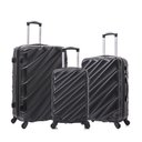 Ver imagem 3 de Kit Malas de Viagem Abs Preto Pmg Havana Swiss Move Rodinha 360º