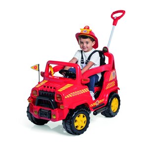 Carrinho Passeio e Pedal Diipi Bombeiro - Calesita