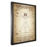 Quadro Decorativo 1 Tela Artista Leonardo da Vinci o Homem Vitruviano - 1
