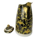Ver imagem 2 de Elegante Garrafa de Porcelana Preto com Detalhes Dourado 1l