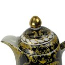 Ver imagem 4 de Elegante Garrafa de Porcelana Preto com Detalhes Dourado 1l