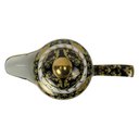 Ver imagem 3 de Elegante Garrafa de Porcelana Preto com Detalhes Dourado 1l