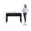 Ver imagem 5 de Escrivaninha Mesa Escritório Office 120cm Cali Preto