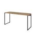 Ver imagem 5 de Kit Escritório Estante Areta 4 Prateleiras Mesa Industrial Aspen 150cm C01 Carvalho - Lyam Decor