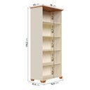 Ver imagem 3 de Armário Multiuso Pés e Tampo em Madeira Maciça Ananda CabeCasa MadeiraOriginals Off White/Mel 100% MDF