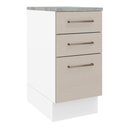 Ver imagem 1 de Balcão 40 Cm 3 Gavetas Branco/crema Agata Madesa