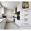 Ver mais imagens de Placa Vinílica Marmorizada Bianco Grpvmbo 2,75x1,20m (3,30m²/Placa) Branco Graddus