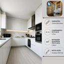 Ver mais imagens de Placa Vinílica Marmorizada 3mm Bianco 2,75x1,20m (3,30m²/Placa) Branco Graddus