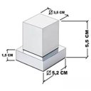 Ver imagem 2 de Acabamento C21 Quadrado Registro Chuveiro Padrão Deca