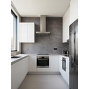 Ver imagem 5 de Placa Vinílica Marmorizada Onice Griggio Grpvmogg 2,75x1,20m (3,30m²/Placa) Cinza Graddus