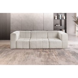 Sofá Modular  3 Lugares Bouclé - 2