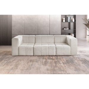 Sofá Modular  3 Lugares Bouclé