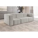 Ver imagem 1 de Sofá Modular 3 Lugares Bouclé Cinza