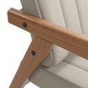 Ver imagem 5 de Poltrona Uxuá Desmontada 226 Linho Largura 70 com Altura 82 Cm Bege Areia