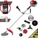 Ver imagem 1 de Roçadeira Profissional Completa Anmax Cg520p 52cc 2,2hp 10.000rpm 8 em 1 + Óleo Toyama 2t