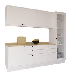 Cozinha Compacta 5 Peças 6 Portas 6 Gavetas Sevilha - 2