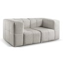 Ver imagem 3 de Sofá Modular 2 Lugares Bouclé Cinza