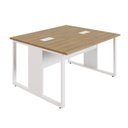 Ver imagem 2 de Mesa de Trabalho para Escritório 2 Lugares Mac Bra 1,35m F5