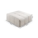 Ver imagem 4 de Puff para Sala de Estar Bouclé Bege Nude